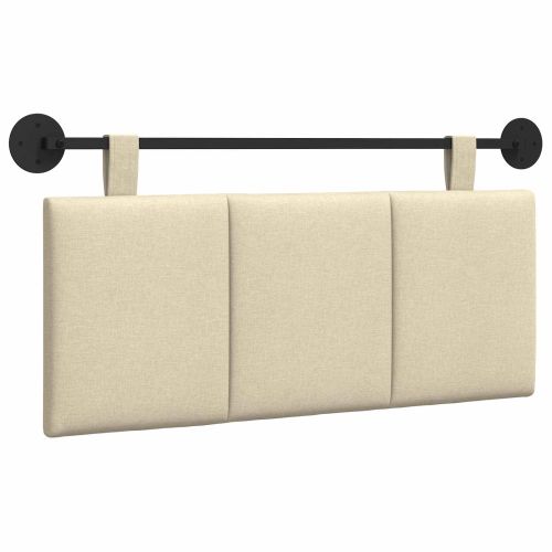 Висяща табла Монтиране на стена Крем 110 x 55 x 5 см текстил