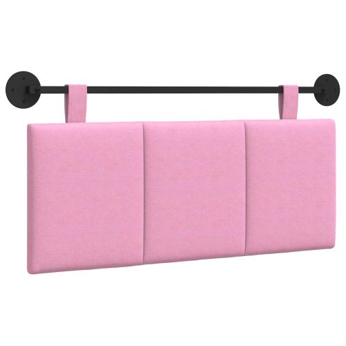 Висяща табла Монтиране на стена Розово 110 x 55 x 5 см текстил