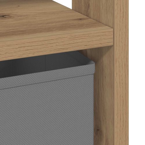 Нощно шкафче 2 pcs Дъб 41 x 40 x 45 см Инженерно дърво