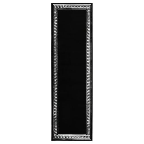Пътека, BCF, черна с мотив, 60x200 см