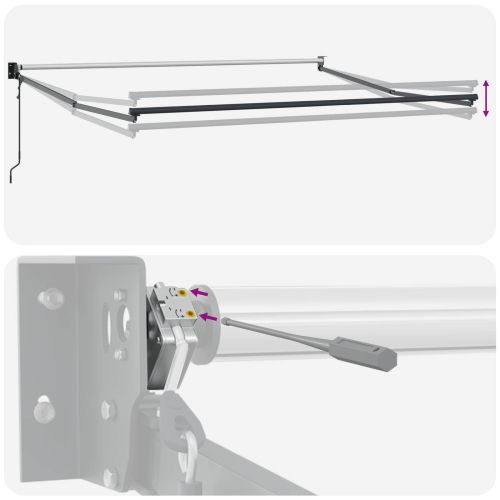 Сенник Жълт и оранжев 350 x 250 x 165 см Полиестер