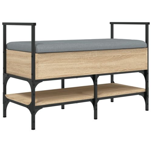 Пейка за обувки, сонома дъб, 85,5x42x57,5 см, инженерно дърво