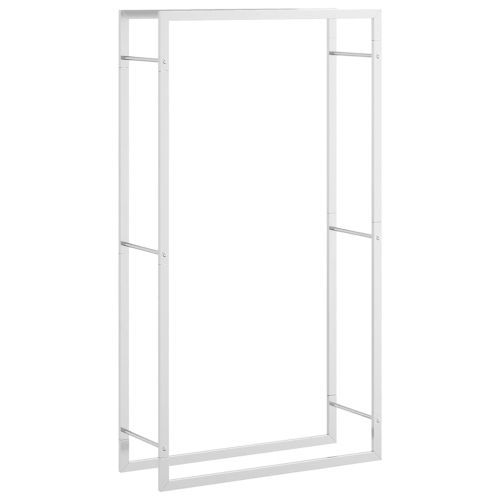 Стойка за дърва за огрев, 80x28x154 см, неръждаема стомана