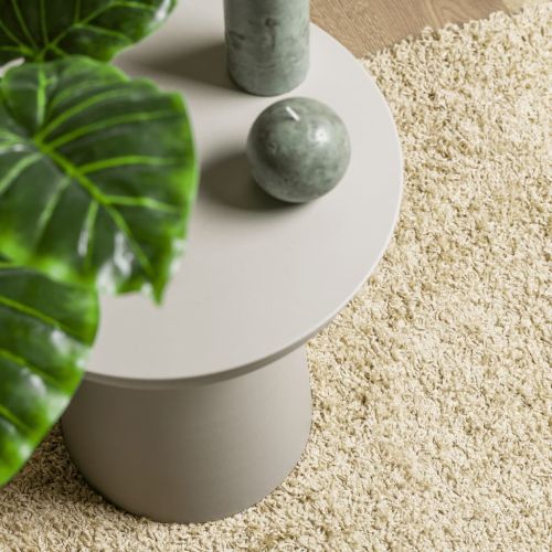 Шаги килим с дълъг косъм "PAMPLONA" модерен златист 160x230 см