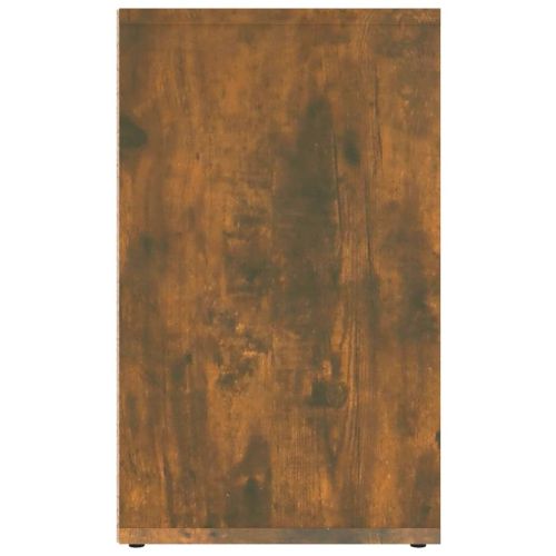 Шкафове за обувки, 2 бр, опушен дъб, 52,5x30x50 см