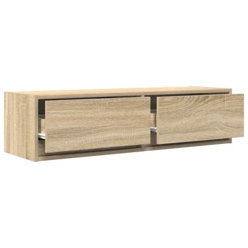 ТВ шкаф дъб сонома 100 x 31 x 25,5 см Инженерно дърво