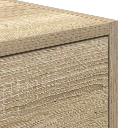 ТВ шкаф дъб сонома 100 x 31 x 25,5 см Инженерно дърво