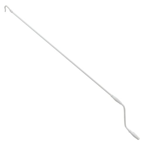 Ръчна касетъчна тента, 450x300 см, синьо и бяло