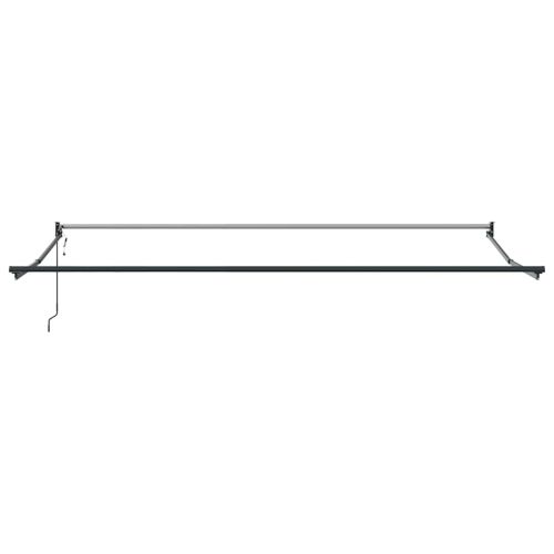 Автоматично прибираща се тента, оранжево и кафяво, 4x3 м