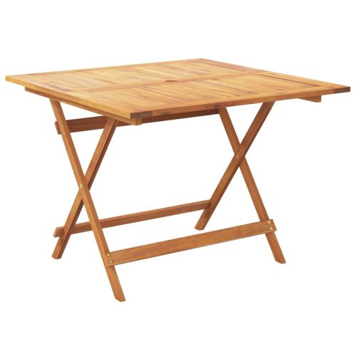 Градински трапезен комплект, 5 части, сив, полиратан и масив