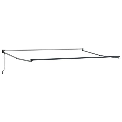 Сгъваем навес Бяло 400 × 300 cm Полиестер и алуминий