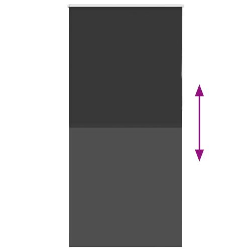 Ролетна щора Blackout Black 115x210 cm Ширина на плата 110,7 cm