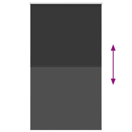 Ролетна щора Blackout черна 120x210см ширина на тъканта 116,6см