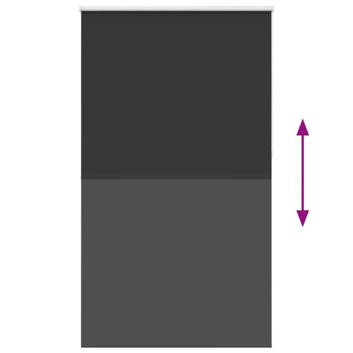 Ролетна щора Blackout Black 125x210 cm Ширина на плата 121,6 cm