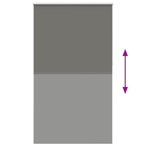 Ролкова щора Blackout Сив 130x230 cm Ширина на плата 126,6cm