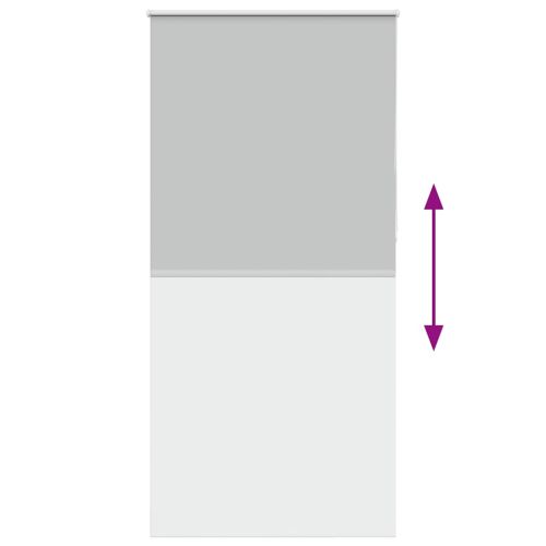 Ролкова щора Blackout Светло сиво 115x210 cm Ширина на плата