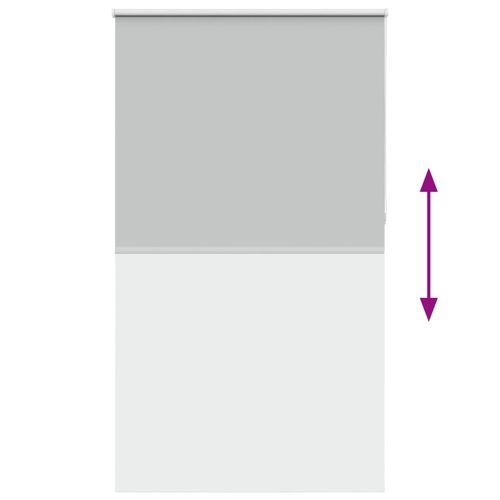 Ролкова щора Blackout Светло сиво 125x210 cm Ширина на плата