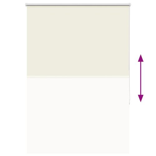 Ролкова щора белезникав 110x130 см Ширина на плата 105,7см