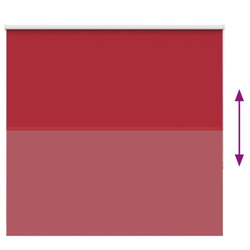 Ролкова щора Blackout червен 155x150 см Ширина на плата 151,6см