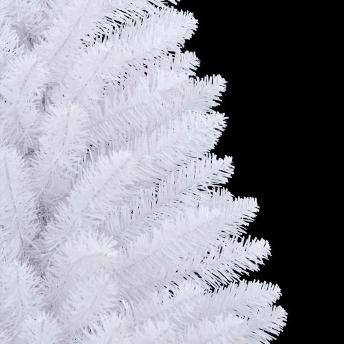 С изкуствено коледно дърво Бяло 80 x 80 x 150 см PVC и метал