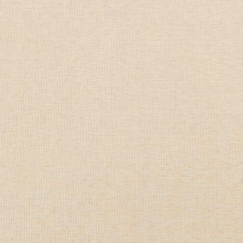 Боксспринг легло с матрак и LED, кремаво, 120x190 см, плат