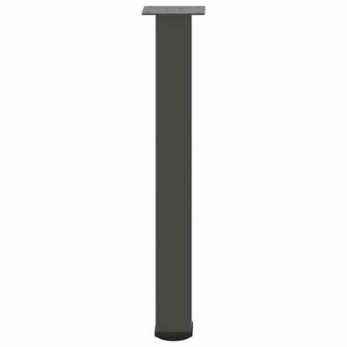 Крака за конзолна маса, 4 бр., антрацит, 72-74 см, стомана