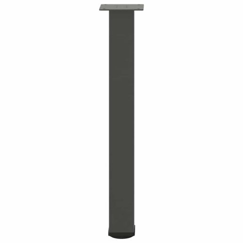 Крака за конзолна маса, 4 бр., антрацит, 72-74 см, стомана