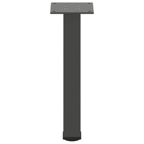 Крака за масичка за кафе, 4 бр., антрацит, 30-32 см, стомана