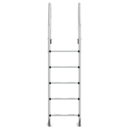 Стълба за басейн 54x38x211 см неръждаема стомана 304