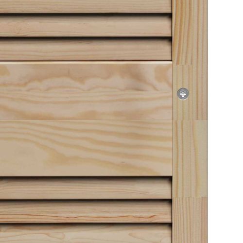 Врата за шкаф с врата 2 pcs Естествен 39,5 x 2,1 x 140,5 см