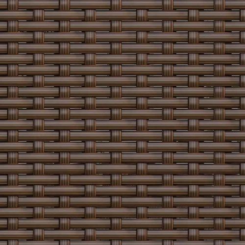 3-местен градински диван с възглавници, кафяв, полиратан