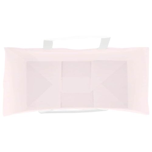 Хартиени торбички 50 бр с дръжки розови 32x22x28 см