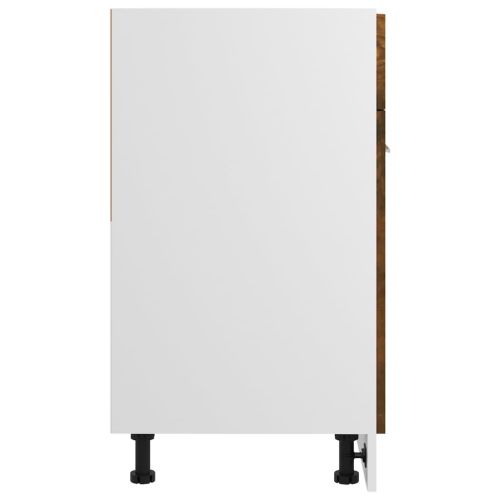 Шкаф с чекмеджета "Lyon", опушен дъб, 60x46x81,5 см, инженерно дърво