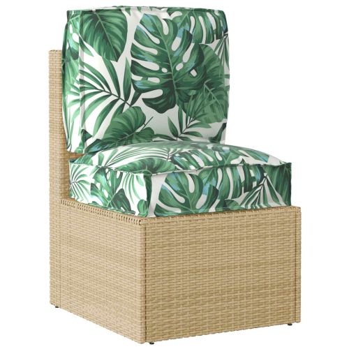 Комплект възглавници за палет 2 pcs Зелен Листен Шаблон