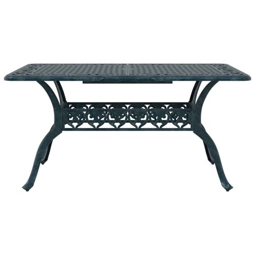 Комплект за хранене в градината 5 pcs Зелен Алуминий