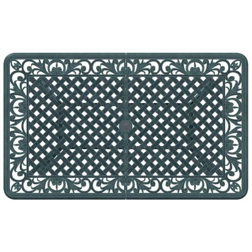 Комплект за хранене в градината 5 pcs Зелен Алуминий