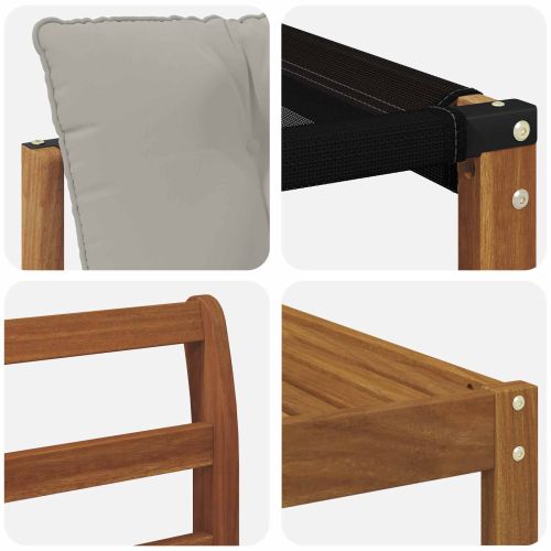 Комплект дивани за открито 8 pcs Естествено и светло сиво