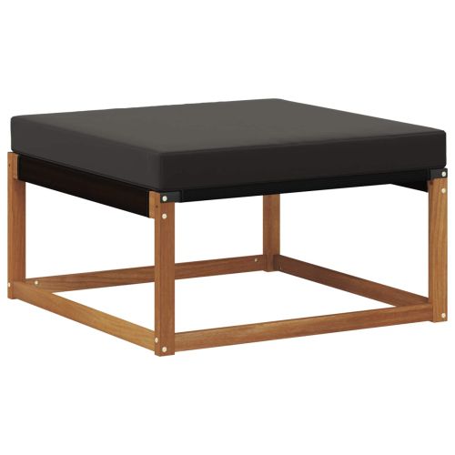 Комплект дивани за открито 6 pcs Естествено и черно