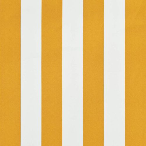 Сенник с падащо рамо, 150x150 см, жълто и бяло