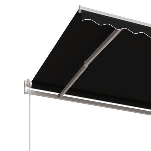 Автоматичен прибиращ се сенник, 500x350 см, антрацит