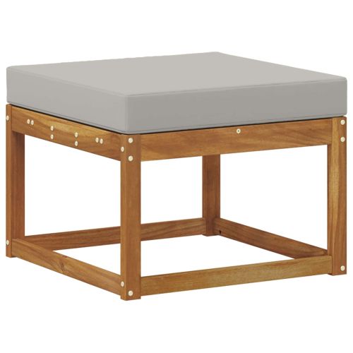 Комплект дивани за открито 8 pcs Естествено и светло сиво