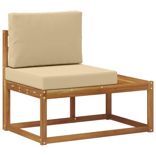 Комплект дивани за открито 5 Брой Натурален и Бежов