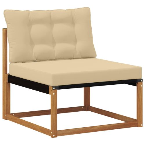 Комплект дивани за открито 21 pcs Натурален и Бежов