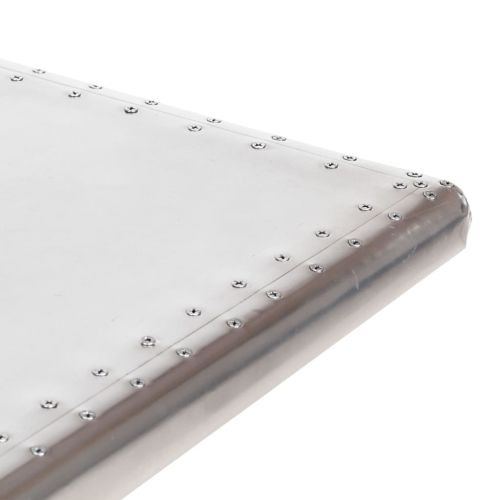 Бюро Aviator, сребристо, 112x50x76 см, метал