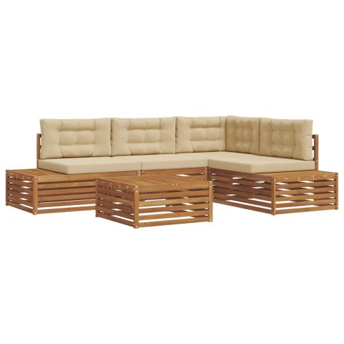 Комплекти дивани с възглавница 14 Брой Натурален и Бежов