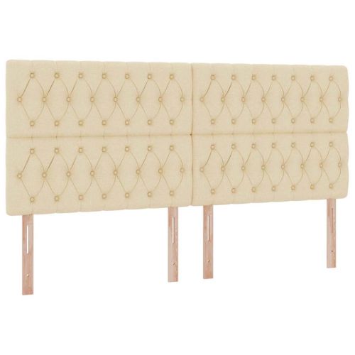 Легло с място за съхранение и матрак Кремав 200 x 200 cm