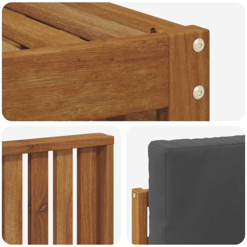 Комплекти дивани с възглавница 5 pcs Натурален и Антрацит