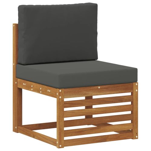 Комплект секционен диван 5 pcs Натурален и Антрацит