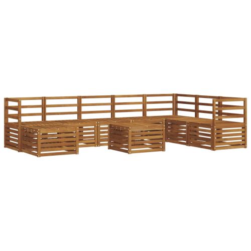 Комплекти дивани Естествен Солидно акациево дърво