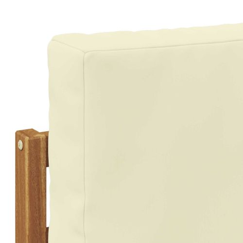 Комплект секционен диван с възглавница 7 pcs Натурален и Крема